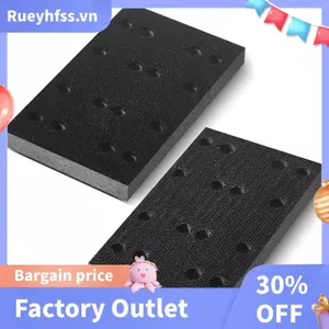 2 Chiếc Mềm Màu Đen Bọt Chà Nhám Miếng Lót Giao Diện Sander Backing Pad Tương Thích Cho RS400 LS130 Sander
