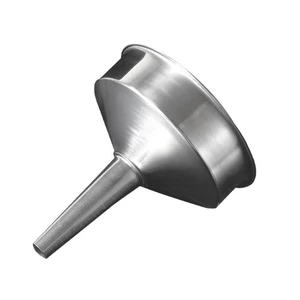Hoàn thiện gương Phễu bằng thép không gỉ Tay cầm cố định để chuyển chất lỏng 11 13 15cm