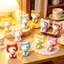 10 chiếc Hello Kitty 4cm Mini Hình | Bàn làm việc dễ thương, ô tô & trang trí DIY