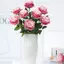 SWEET 3 Cái Real Touch Hoa Hồng Lụa Nhân Tạo Nhiều Màu Sắc Cầu Vồng Hoa Sống Động Như Thật Bó Hoa Cho Gia Đình Văn Phòng Bàn Trang Trí Tiệc n