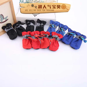 Aite Pet Dog Giày đế mềm Nhà máy Bán hàng trực tiếp Teddy Pomeranian Poodle Bichon Giày đi mưa đế mềm Giày bốt chân chó Overshoes26060301