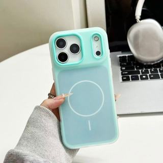 Ốp điện thoại sạc không dây 2 trong 1 thạch hai tông màu, thích hợp cho vỏ điện thoại iPhone 11 13 / 14 15 16 17 Pro Max, với vỏ bảo vệ điện thoại chống rơi tối giản mờ