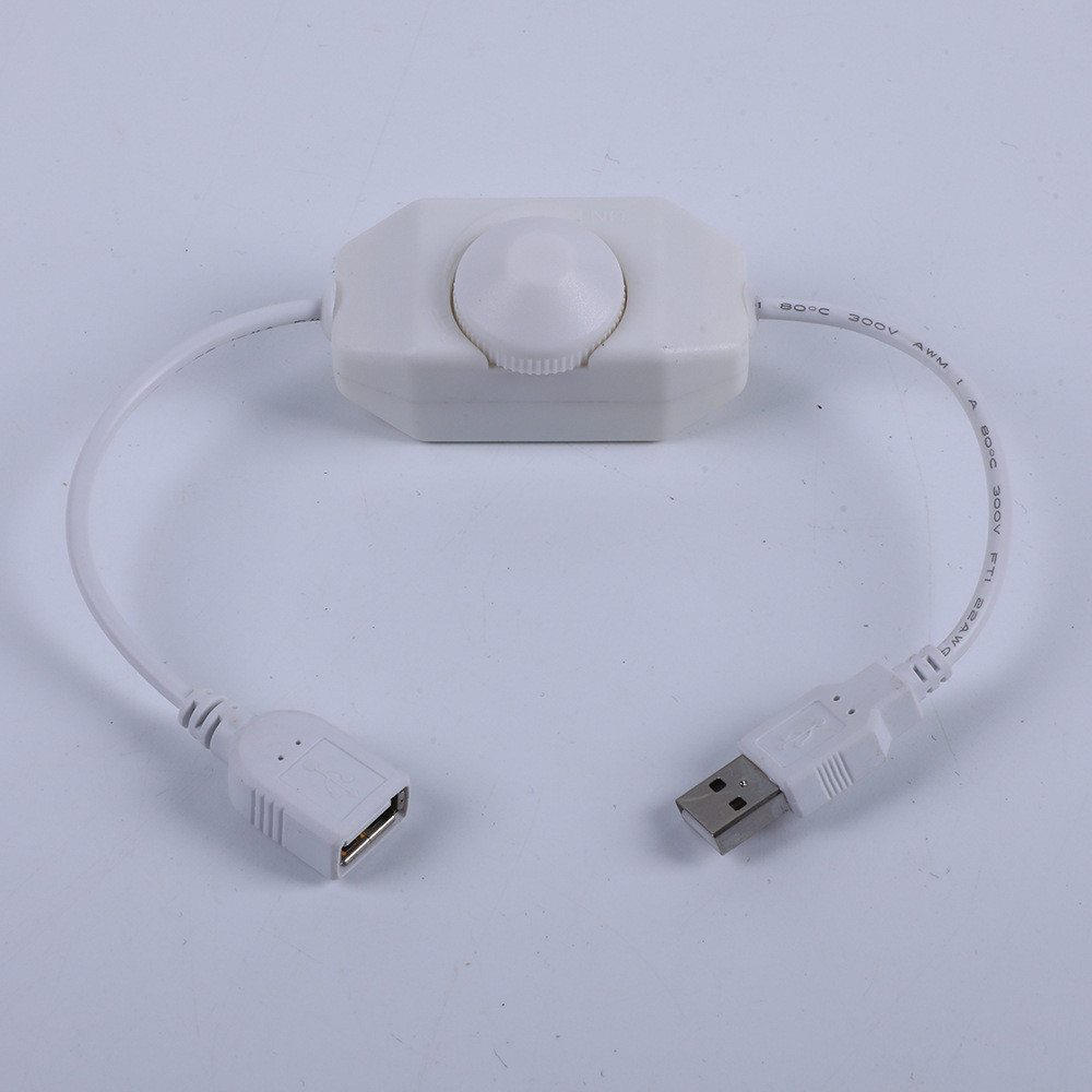 ZVOC LED Lời hứa trực tuyến Núm điều khiển LED Núm điều chỉnh độ sáng Monochrome Dải đèn Thanh đèn Giao diện USB 5V