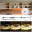 JJZF LED Đơn Sắc 9 Tốc Độ Dimming Cáp Chuyển Đổi USB Trực Tuyến Vô Cấp Dây Nguồn Đèn Ngủ Cáp Công Tắc Ba Nút