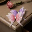 TOPTOOLCX Bướm Táo, Màu Gradient DIY Organza Vải Bướm, Trang Trí Thủ Công Mờ Trang Trí Bướm Bốn Lớp