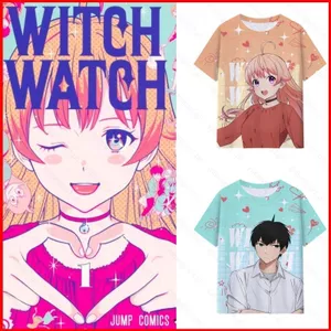 YB1 Phù Thủy Đồng Hồ Otogi Morihito Kazamatsuri Kanshi Cosplay Vải Áo Thun Anime Tay Ngắn Top BY1