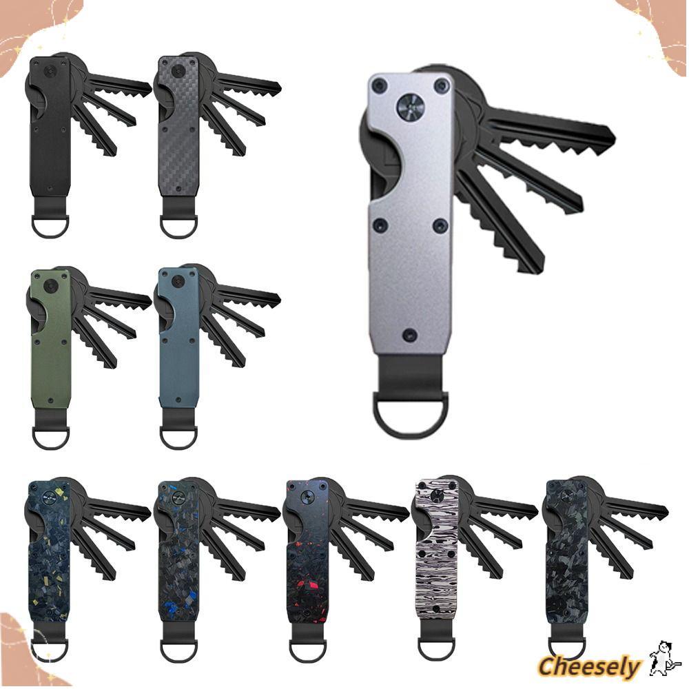 Hộp đựng 2-6 chìa khóa tối giản, giá đỡ tuốc nơ vít, kim loại, dùng cho chìa khóa dưới 6,2 cm