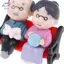 HFTOY 1 Bộ Nhà Búp Bê Thu Nhỏ Vườn Micro Phong Cảnh Ông Bà Các Bức Tượng Trang Trí ~
