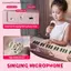 MỚI Năm Mới Màu Hồng Đồ Chơi Piano Cho Bé Gái 37 Phím Bàn Phím Điện Tử Di Động Có Micrô Sinh Nhật SKY