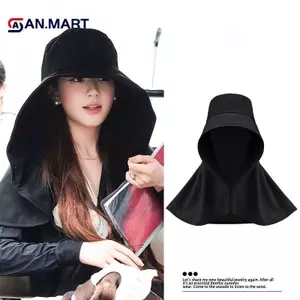 AN.MART Mũ Chống Nắng Toàn Mặt Ngoài Trời Nữ Mùa Hè Tấm Che Nắng Tấm Che Nắng Mũ Lớn Câu Cá Đi Bộ Đường Dài Du Lịch Neprotection Khăn Choàng Buet Mũ VN