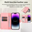Ốp Lật Dây Kéo Cho Realme 16 15 15T 15X C85 Pro Plus C83 C75 C73 C71 C63 C61 C53 C51 Nữ Đựng Thẻ Lưới Ví Da Nổi Ốp Điện Thoại Có Dây Đeo Dài