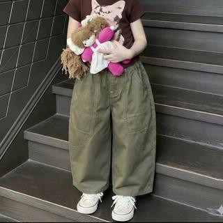 Q43-[tomnaukids] Quần baggy phối cho bé gái size từ 9-36Kg