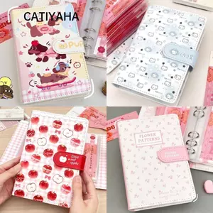 Chất kết dính ngân sách CATIYAHA, Chất kết dính tiết kiệm tiền cỡ A6, Trang bên trong Hoa Mèo Chó Phong bì Người tổ chức Sử dụng tại nhà