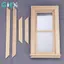 GHX 1: 12 Nhà Búp Bê Mô Hình Cửa Sổ Thu Nhỏ Nhà Trang Trí Cửa Và Cửa Sổ Đồ Chơi Nội Thất VN