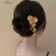Kẹp tóc DELMER Hanfu, Que tóc hình chữ U kim loại vàng tua rua, Que tóc cổ cho phụ kiện sườn xám hình chữ U màu bạc