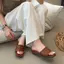 TT 2026 Phong Cách Mới Phong Cách Hàn Quốc Dệt Flip-Flops Nữ Mùa Hè Bên Trong Tăng Chiều Cao Chống Trơn Trượt Dép Nữ