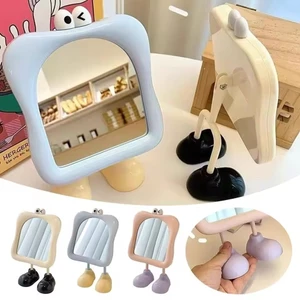 Mới Dễ Thương Chân Lớn Hoạt Hình Để Bàn Trang Điểm Gương Có Mắt Wink Nhiều Màu Kawaii Đứng Gương Mỹ Phẩm