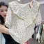 Áo len Cardigan thiết kế chấm bi mùa hè dáng rộng mỏng hơn trông đẹp ngọt ngào Áo sơ mi nữ