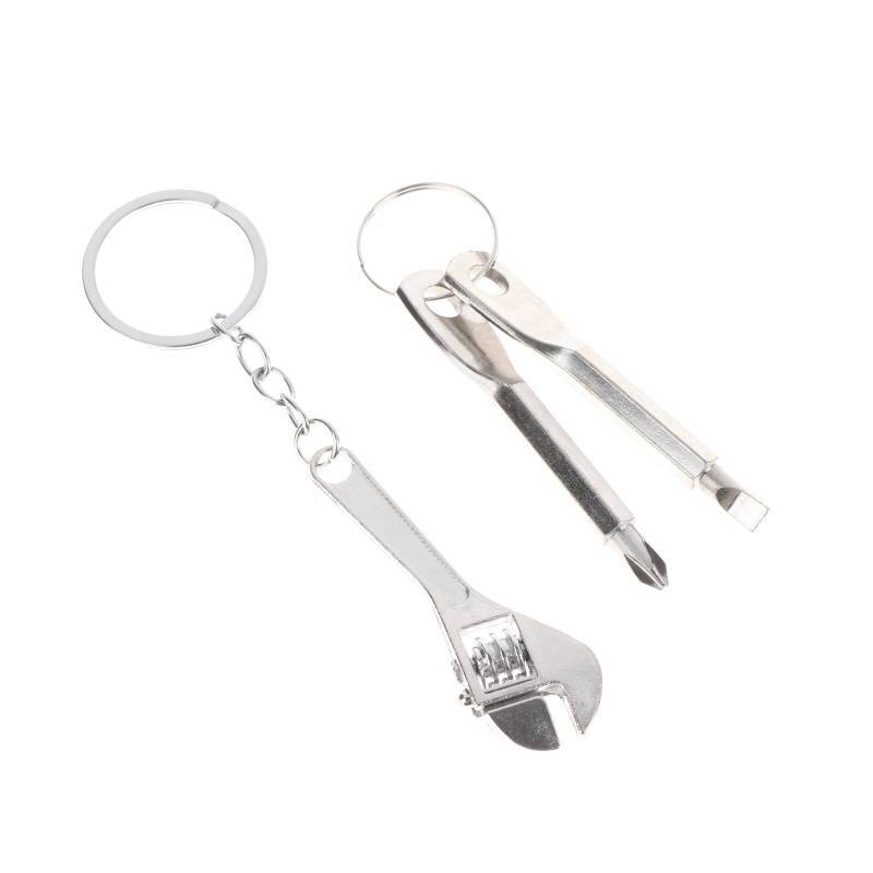 CMinYP 3 Cái / bộ Mini Cross + Tua Vít Phẳng + Cờ Lê Bộ Di Động Cờ Lê Mini Đa Năng Móc Khóa Cho Xe Đạp Công Cụ Sửa Chữa Xe Máy Glory