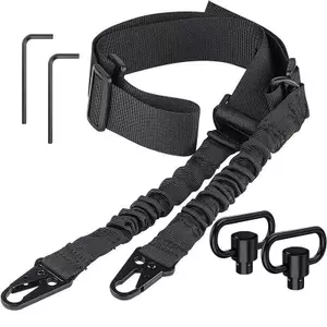 Chiến thuật ngoài trời Đa chức năng Cánh buồm Nylon Dây đeo huấn luyện hai điểm màu đen Đặc biệt Đặc biệt Huấn luyện đặc biệt Cross-Body Nhiệm vụ quân sự Dây đeo quạt