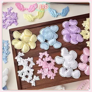 JRP 10 Chiếc Hoạt Hình Dễ Thương Cánh Nơ Ngôi Sao Thẻ Trang Trí Ngọt Ngào DIY Handmade Kẹp Tóc Phụ Kiện Quà Tặng DIY May Chất Liệu JRP