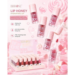 BBROSE Gương bóng nước phong cách Hàn Quốc Lip Glaze Kem dưỡng ẩm giữ màu chống dính