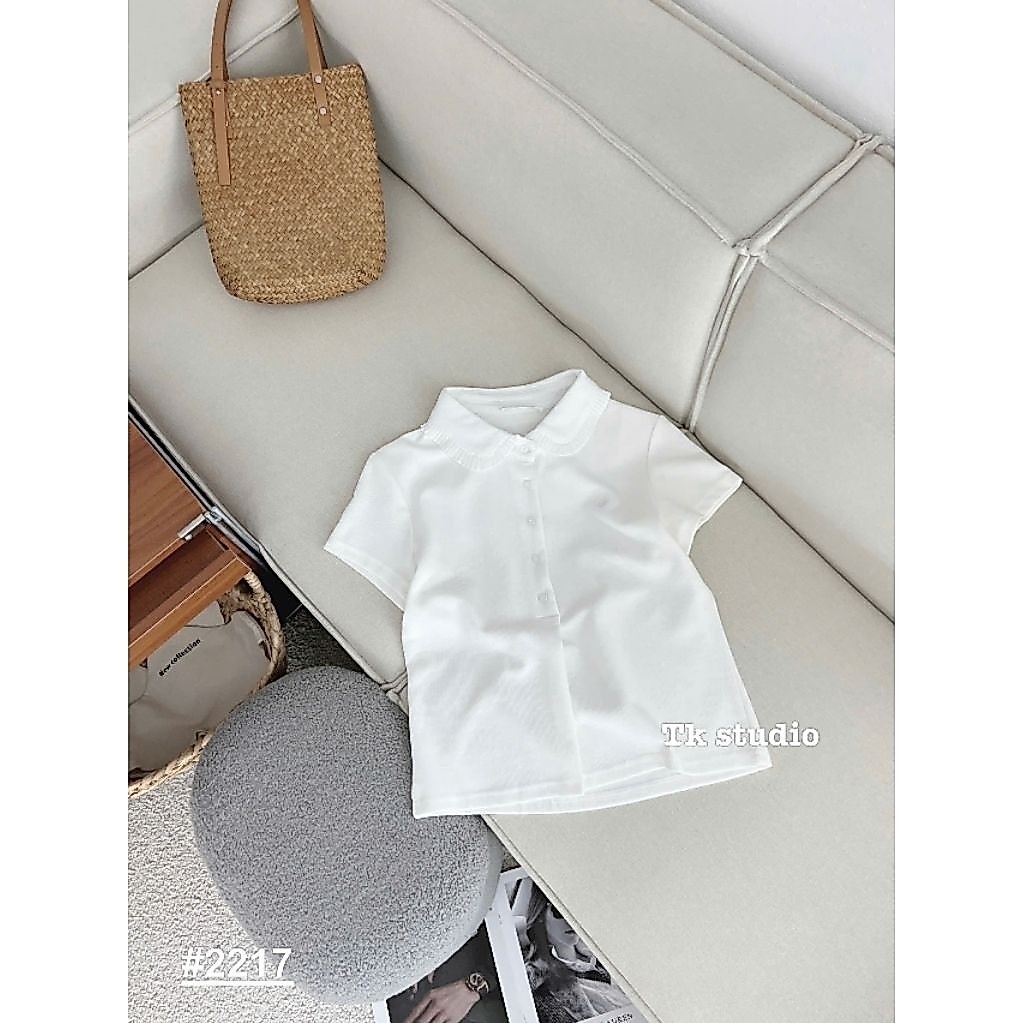 [𝑯𝒂 𝑨𝒏𝒉] Áo Polo Cộc Bèo Cổ QCL1