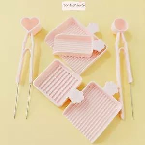 Khay chọn hạt cầu chì ITrumpet 3/4/5 cái/bộ, kèm nhíp và đệm hiệu quả 2.6mm cho công cụ DIY handmade Perler Beads