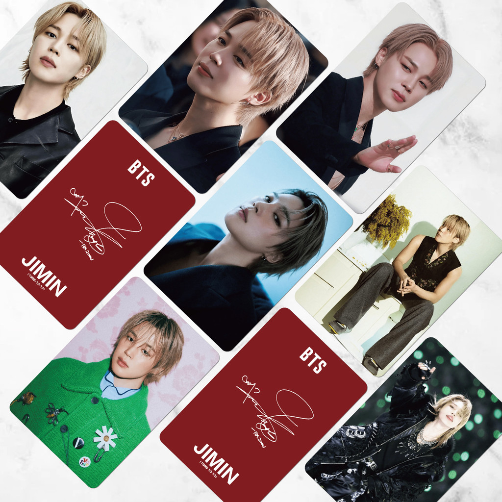 LINXX 55 Chiếc BTS Jimin Lomo Cards Kpop Boy Group Idol Photocard Set Bộ sưu tập quạt Hàng hóa Lễ hội Quà tặng Bộ sưu tập Thẻ ảnh