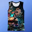 Mới Nhất Dragon Ball Z Majin Buu Frieza Anime 3D In Tank Top, Áo Thể Thao Thông Thường Thoáng Khí Cho Nam
