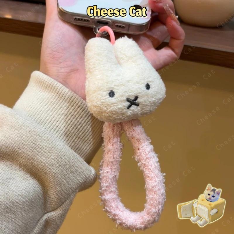 cho Miff cho Kitty Dây buộc điện thoại có lông chống thất lạc tiện lợi phù hợp với mọi dòng máy
