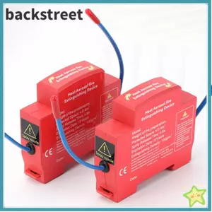 Thiết bị chống cháy BACKSTRETDVKU, Bình chữa cháy tự động DIN Rail gia đình, Thiết bị chữa cháy thiết kế hai dòng không gây ô nhiễm