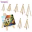 BORAGETE Gỗ Vẽ Easel, Hình Tam Giác Kích Thước Nhỏ Để Bàn Easel, Thiết Kế Có Thể Gập Lại Thiết Kế Di Động DIY Thủ Công Tranh Hiển Thị Giá Đỡ Tranh