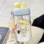 ST2 Dung Tích Lớn HELLO KITTY Rơm Cốc Nữ 2 Trong 1 Cốc Nước Di Động Dễ Thương Thể Thao Cho Học Sinh TS2
