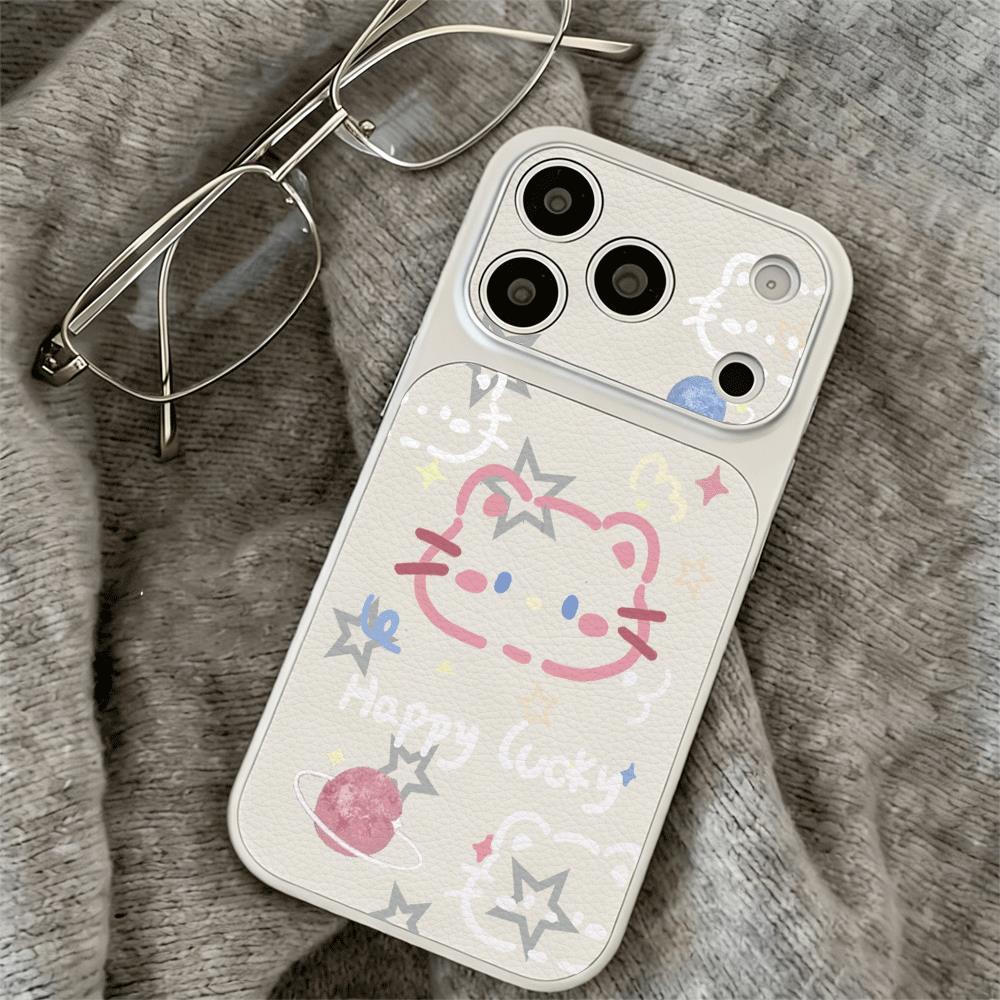 Hànhtinhsaophấn mèo thích hợp cho iPhone17promax trường hợp điện thoại161514plus1312pro