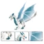 Đồ chơi trẻ em Phương Tây Ice Dragon Monster Warcraft Mô phỏng Động vật Rồng bay Charizard Charizard Pterodactyl Solid Model Chiều cao 6cm