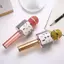 THÊM Karaoke Micro Không Dây Mic Cho Điện Thoại Di Động Làm Hát Condenser Mikrofon Blutooth Điện Thoại Thông Minh Micro DJ Âm Thanh BSS