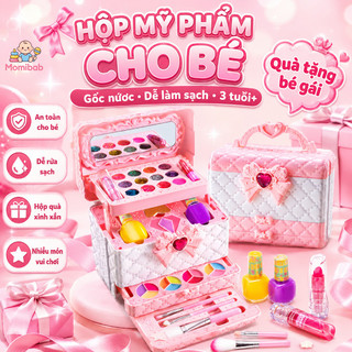 Bộ mỹ phẩm cho bé gái – Gốc nước, dễ làm sạch – An toàn, không độc hại – Hộp quà xinh xắn – Quà tặng ý nghĩa
