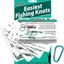 Hướng dẫn thắt nút câu cá PYCOU, Với kẹp móc khóa Hướng dẫn từng bước Hướng dẫn thắt nút, Bộ thẻ chống thấm di động 2 kiểu Thẻ tham khảo Angler dành cho người mới bắt đầu