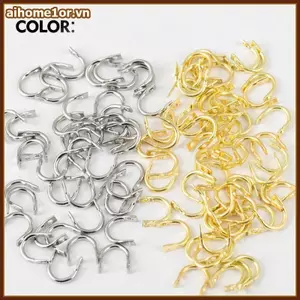 AIHOM Câu Chuyện Câu Cá DIY Bộ 50 Chiếc Đồng Thau Hình Chữ U Clevis Dễ Dàng Quay Bền Đẹp Cho Dụ Spinner Phụ Kiện Xây Dựng Cho Anglers,
