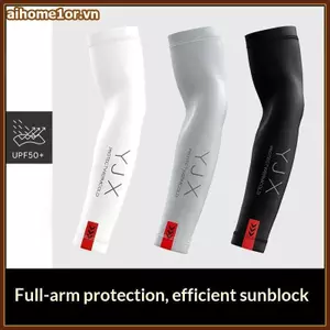 AIHOM Đi xe đạp và lái xe 1 cặp tay áo lụa băng thoáng khí để bảo vệ ngoài trời mùa hè,