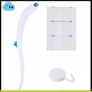Bộ bàn chải vệ sinh đầu kiểu cong dùng một lần Bàn chải làm sạch hòa tan trong nước Không có điểm mù Miếng đệm dùng một lần