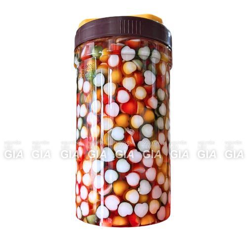 Thạch Chính Long hũ 2kg3 - TIM 4 MÀU