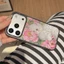 Ốp Điện Thoại Mèo Hoa Mạ Vàng Cho iPhone 17 Pro Max 16 15 14 13 Vỏ Bảo Vệ Chống Sốc
