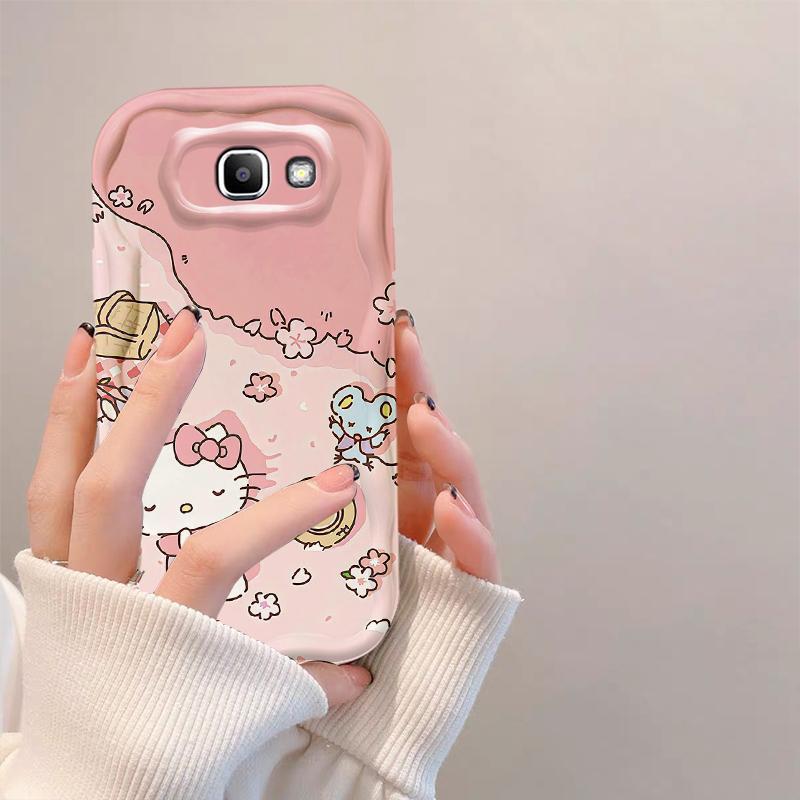 Thích Hợp Cho Samsung J7 Prime ON7 2016 Bảo Vệ 3D TPU Mềm Hoạt Hình Kitty Nữ Vỏ Điện Thoại Chống Sốc