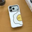 Ốp điện thoại iPhone trứng chiên dễ thương, Kawaii Smiley Egg Ngoài trời nam nữ Vỏ điện thoại di động đa chức năng phù hợp cho thể thao ngoài trời tương thích với iPhone17 16 15 14 13 12 11 pro