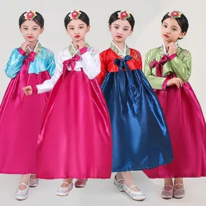 ✿ Váy Hanbok truyền thống Hàn Quốc dành cho trẻ em Bé gái 3-12 tuổi Lễ hội Trang phục dân tộc Sự kiện quốc tế