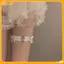 VFZ Gothic Ren Garter Thắt Lưng Trái Tim Nơ Chữ Thập Gothic Chân Garters Trắng Đàn Hồi Choker Nữ Chân Vòng Dây Đeo Dụng Cụ Cosplay Louislifecool