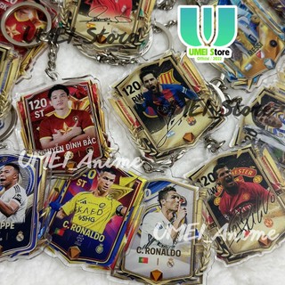 Móc Khóa FC Mobile Móc Khóa Bóng Đá Thẻ Cầu Thủ Messi, Ronaldo, Beckham, Torres, Mbappé... Sưu Tầm