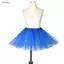 Woke Nữ Trưởng Thành 80 Vintage Vải Tuyn Váy Lớp Ngắn Tutu Vintage Petticoat Màu Trơn Lớp Lưới Ballet Mini Dres
